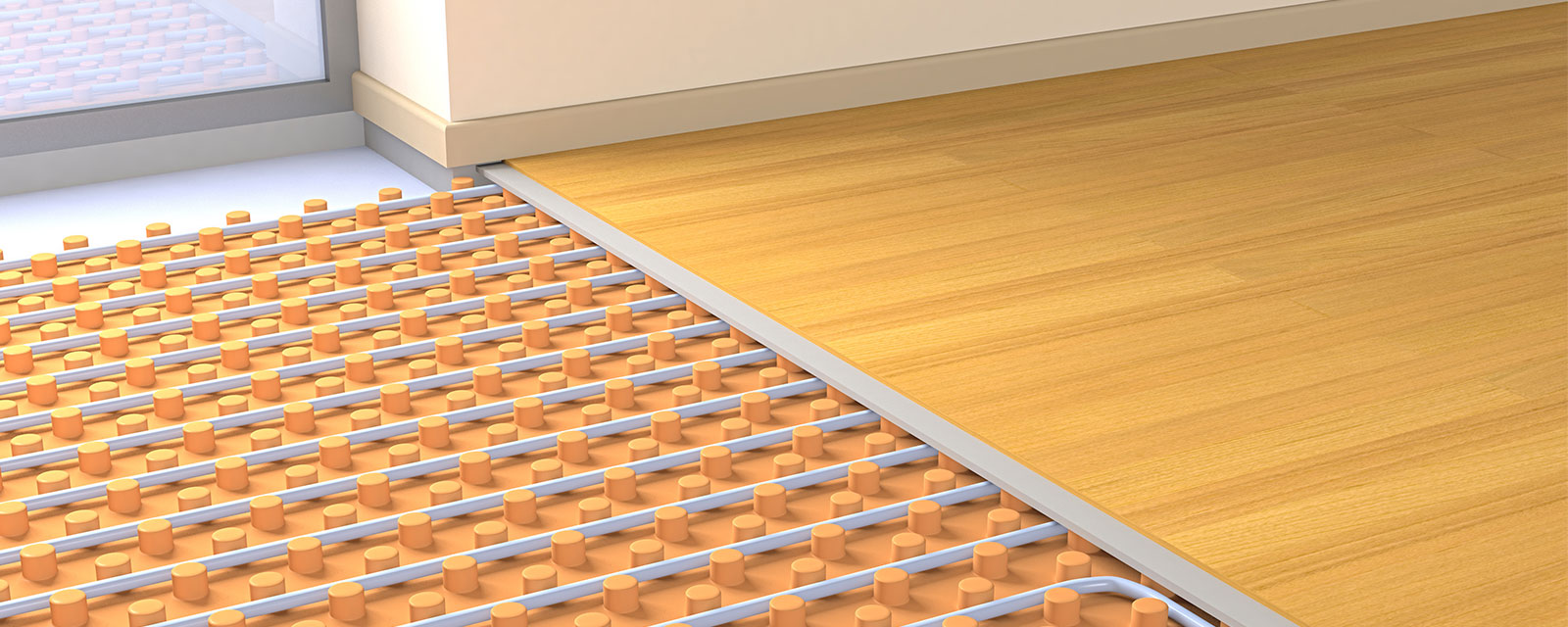 Alliez chaleur et élégance avec un carrelage posé sur un plancher chauffant. Chez Affyn à La Bernerie-en-Retz, nos carreleurs experts assurent une installation soignée pour un confort thermique durable et esthétique."